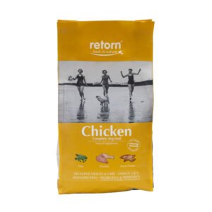 retorn chicken 300x300 - Retorn - Pienso Sabor Pollo Sin Cereales - Comida natural para perros