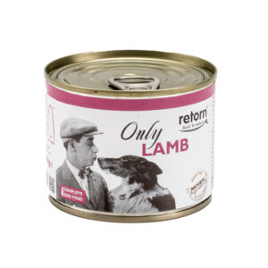 Retorn - Lata para perro de cordero (Only cordero) 185Gr