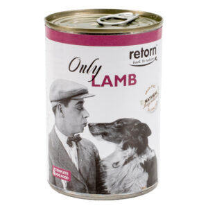 Retorn - Lata para perro de cordero (Only cordero) 400Gr