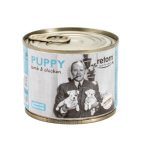 Retorn - Lata para perro cachorro de cordero y pollo 185Gr