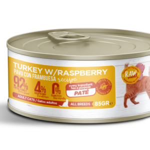 Fresh pate pavo con frambuesa