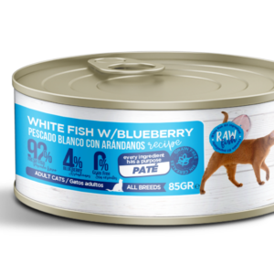 Fresh pate pescado blanco con arándanos para gatos adultos